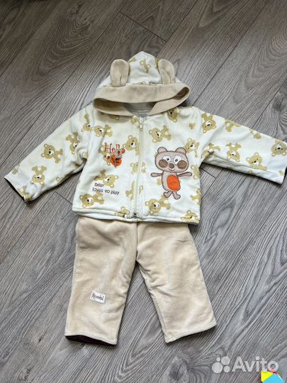 Костюм утепленный детский 6-9 мес