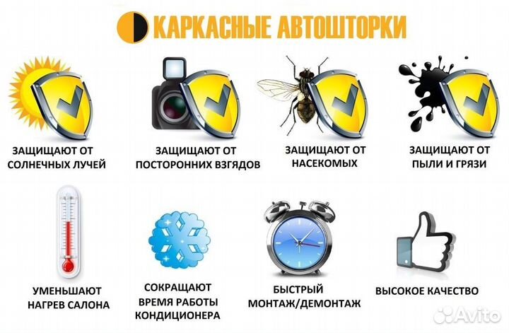 Автошторки Renault Logan на магнитах, в наличии