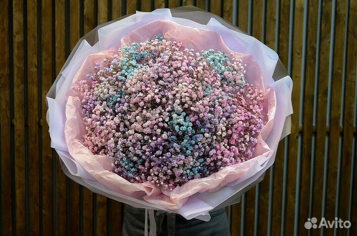 Букет из гипсофилы, доставка цветов