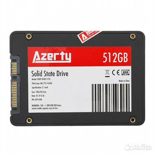 SSD Azerty, 512 GB новый