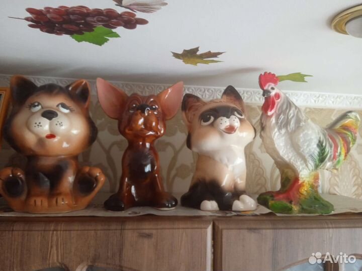 Фигурки-копилки для сада и интерьера дома