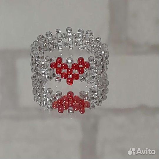 Кольцо из бисера