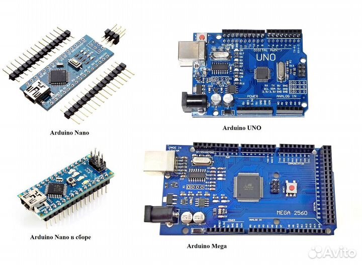 Arduino UNO, Due, Nano, Mega 2560, Leonardo