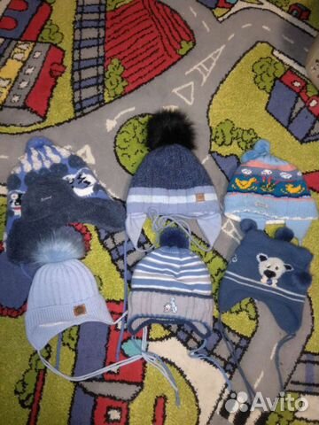Шапки зимние детские