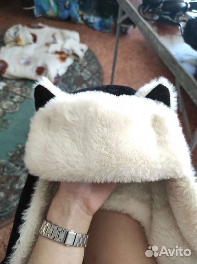 Шапка-ушанка с ушками Новая