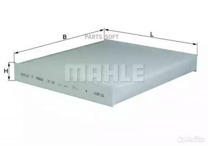 Mahle LA189 Фильтр воздушный