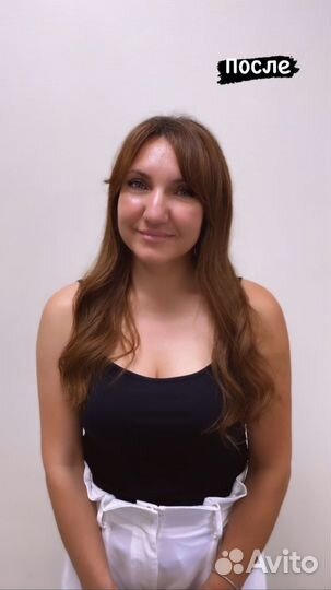 Наращивание волос модель