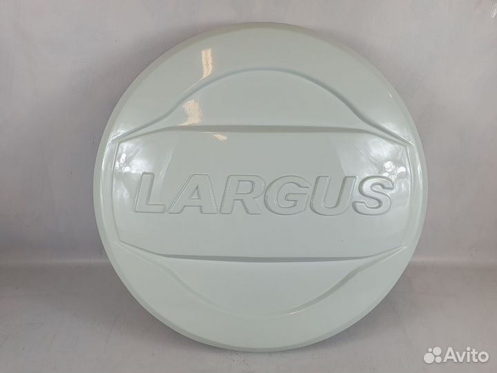 Колпак запасного колеса LADA Largus белый (ледник)