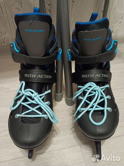 Коньки раздвижные 34 37 новые