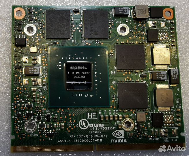 Видеокарта MXM 3.0a Quadro M1200M