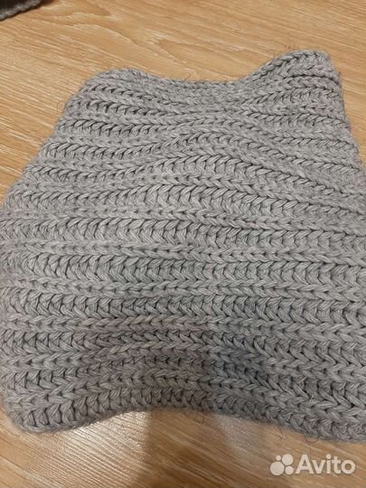 Шапка снуд и варежки