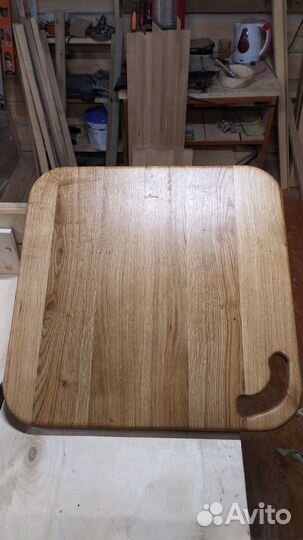 Торцевая разделочная доска из дуба