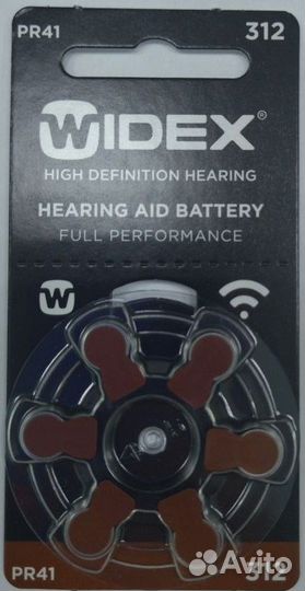 Батарейки для слуховых аппаратов 10, 13, 312, 675