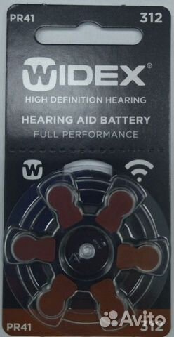 Батарейки для слуховых аппаратов 10, 13, 312, 675