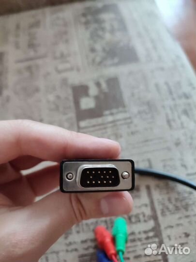 Переходник / кабель 3RCA - VGA
