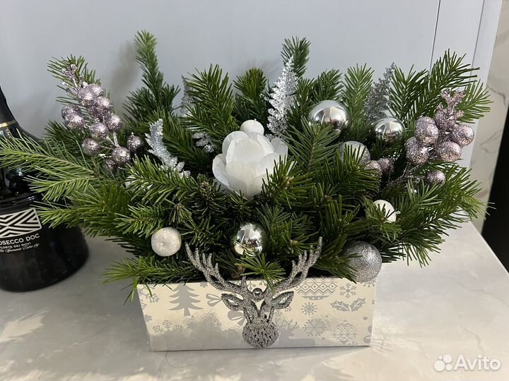 Оригинальный подарок, композиции из живых веточек