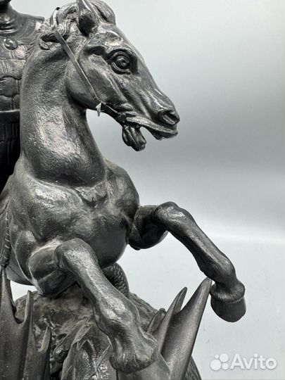 Скульптура Георгий Победоносец Чугун Касли