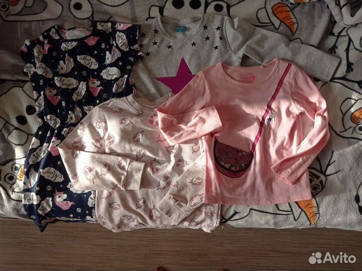 Пакет вещей для девочки. Размер 116-122