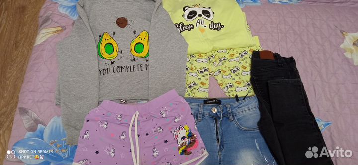 Детские вещи на девочку пакетом