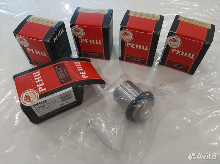 Дверные ограничители Ренц inds 33 SN никель мат