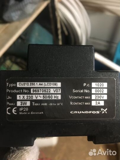 Блок управления кнс CU 212 grundfos