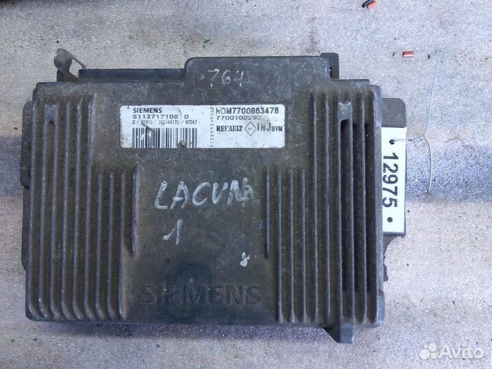 Блок управления двигателем Renault Laguna 1 770086
