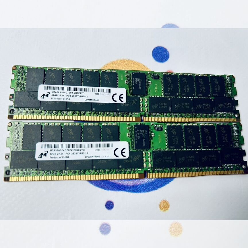 [MTA36ASF4G72PZ-2G9] Ddr4 32gb Ecc 2933 Micron Mta36asf4g72pz-2g9
