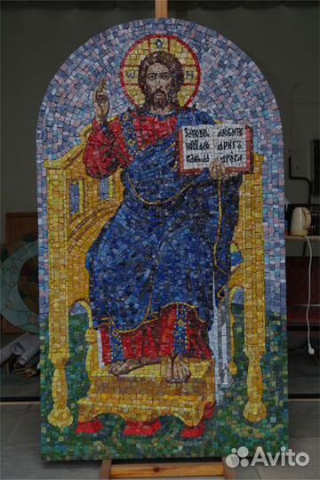 Смальта, мозаичные иконы из смальты