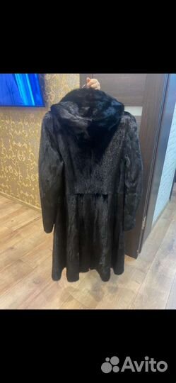 Шуба норковая черный бриллиант