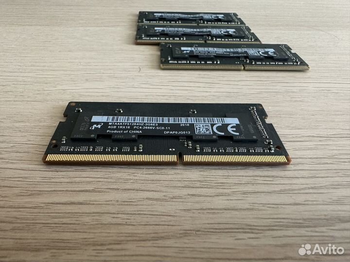 Оперативная память so dimm ddr4 4gb 2666MHz