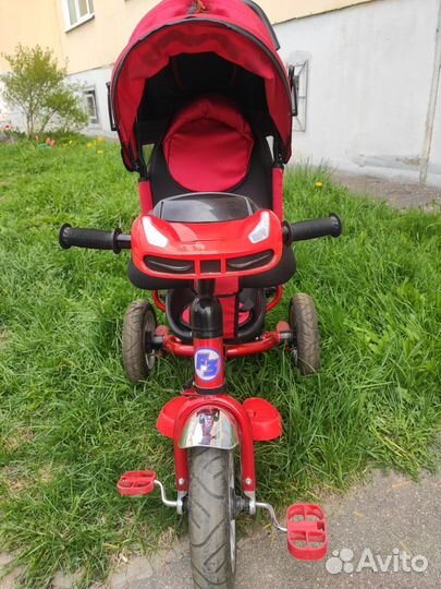 Трехколесный велосипед коляска