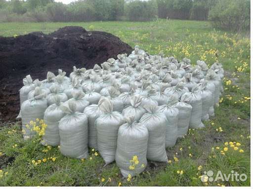 Перегной чернозём всё для клумбы и цветов