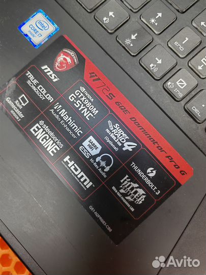 Игровой ноутбук MSI GT72 Dominator