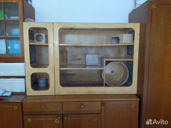 Клетка, витрина для дегу, шиншилл, грызунов