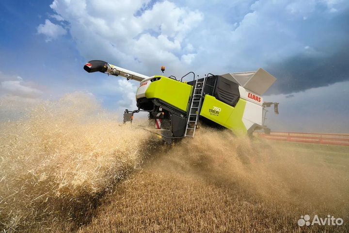 Уборка урожая комбайны Клаас Люксион