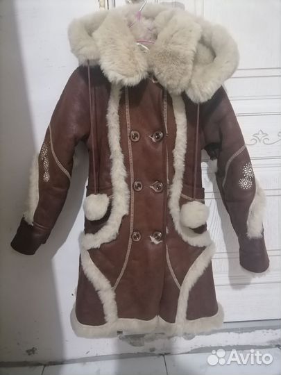 Дубленка детская для девочки