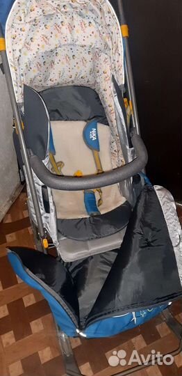 Детские санки коляска на колесах