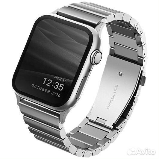 Браслет Uniq Strova Strap Link Steel Watch 49mm Si