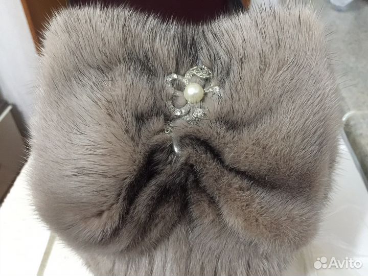 Шапка норковая женская б.у