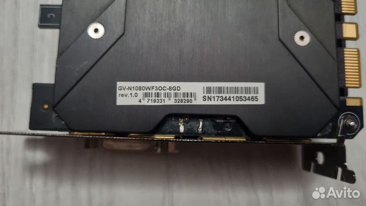 Видеокарта GTX 1080 8gb/Gigabyte