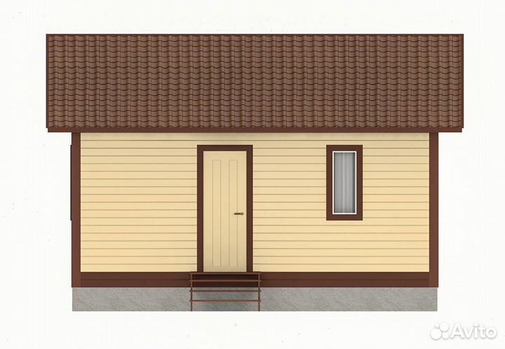 Баня под ключ из бруса