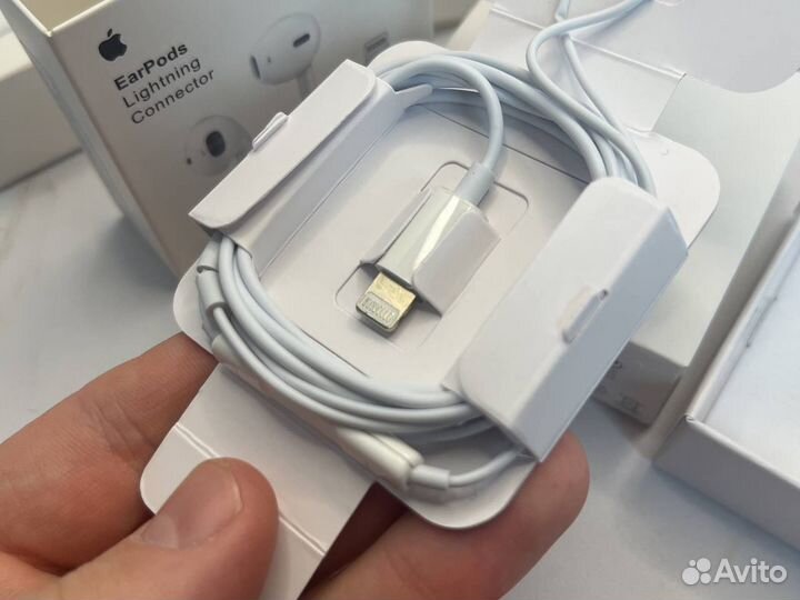 Копия наушников apple earpods lightning