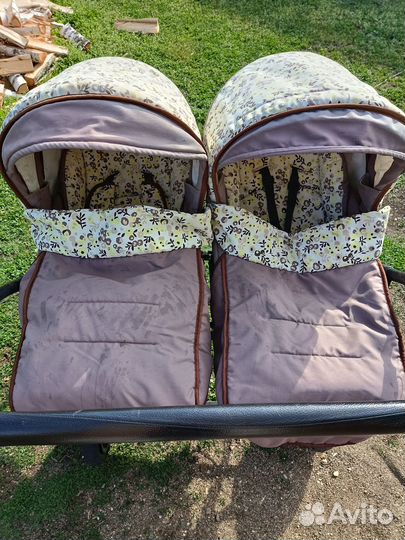 Коляска для двойни 2 в 1