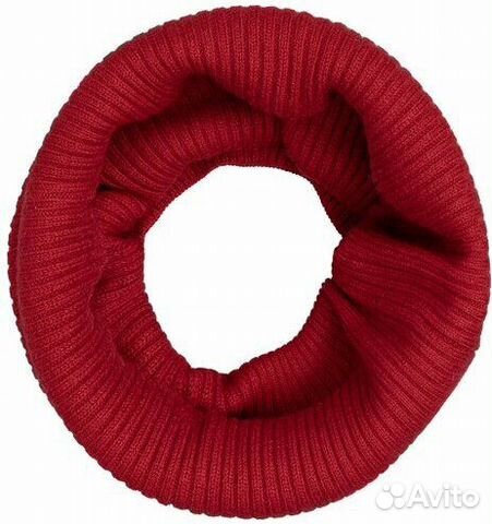 Воротник (снуд) Gulliver красный с люрексом