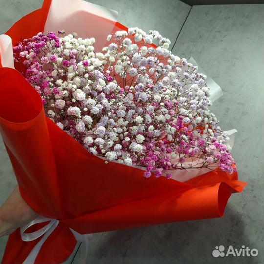 Букет из гипсофилы