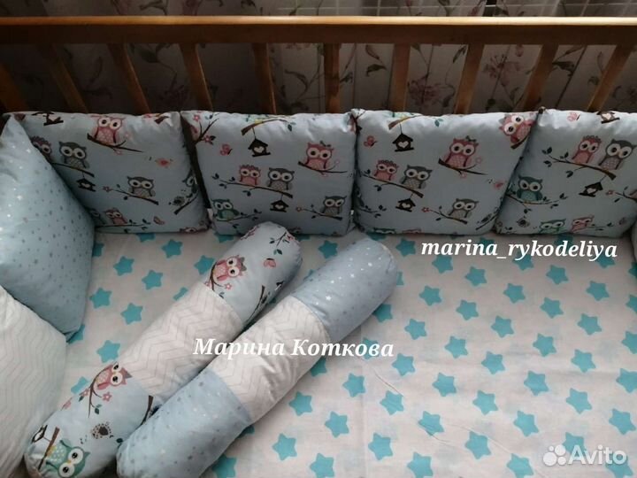 Бортики в кроватку