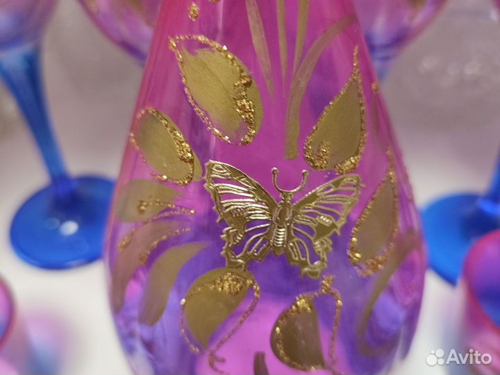 Фужеры, графин и стопки