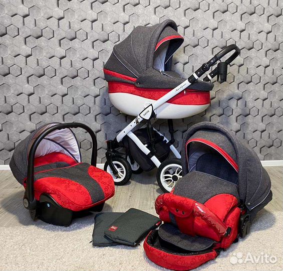 Коляска 3 в 1 Verdi Faster Style