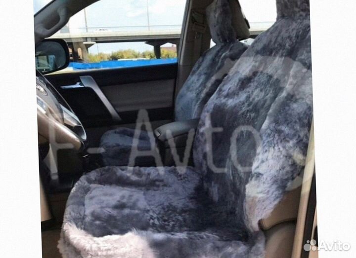 Меховые Накидки Чехлы на сиденья Volkswagen Touran