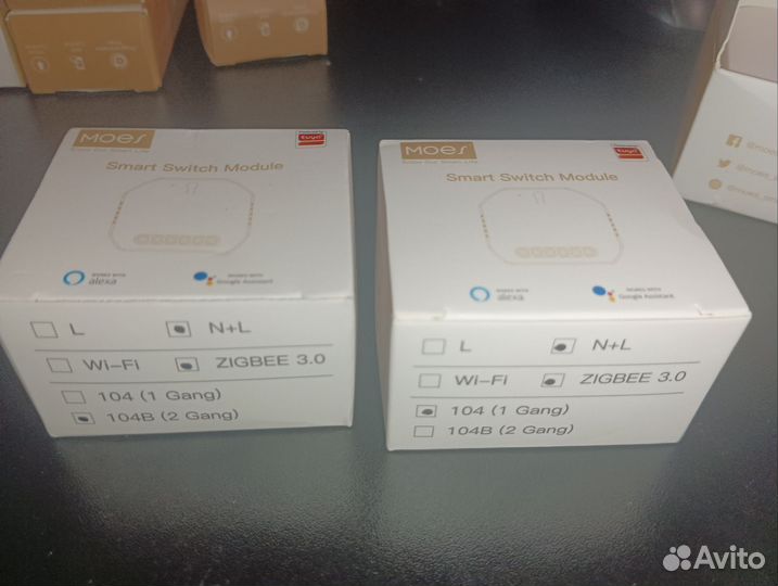 Умное Wi-Fi реле moes SMART switch module